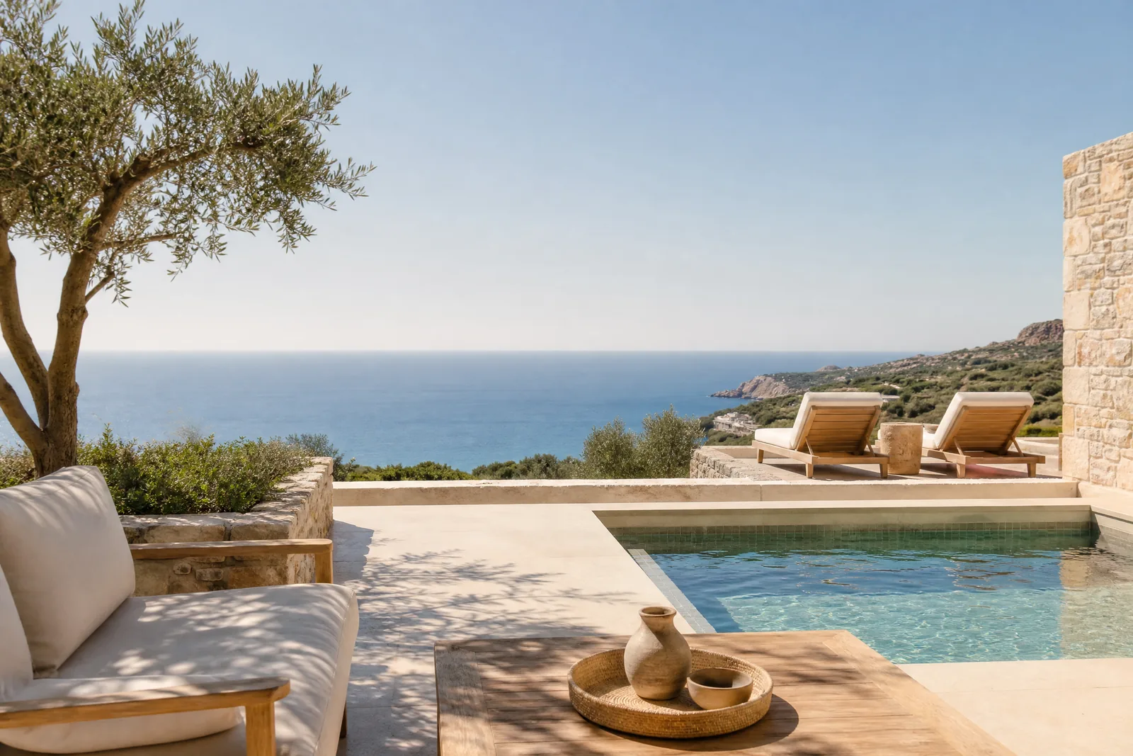 Mediterranean architecture as an illustration of the PROPERTY service